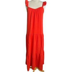 BB Dakota by Steve Madden Elegant Orange Maxi Dress – NWOT